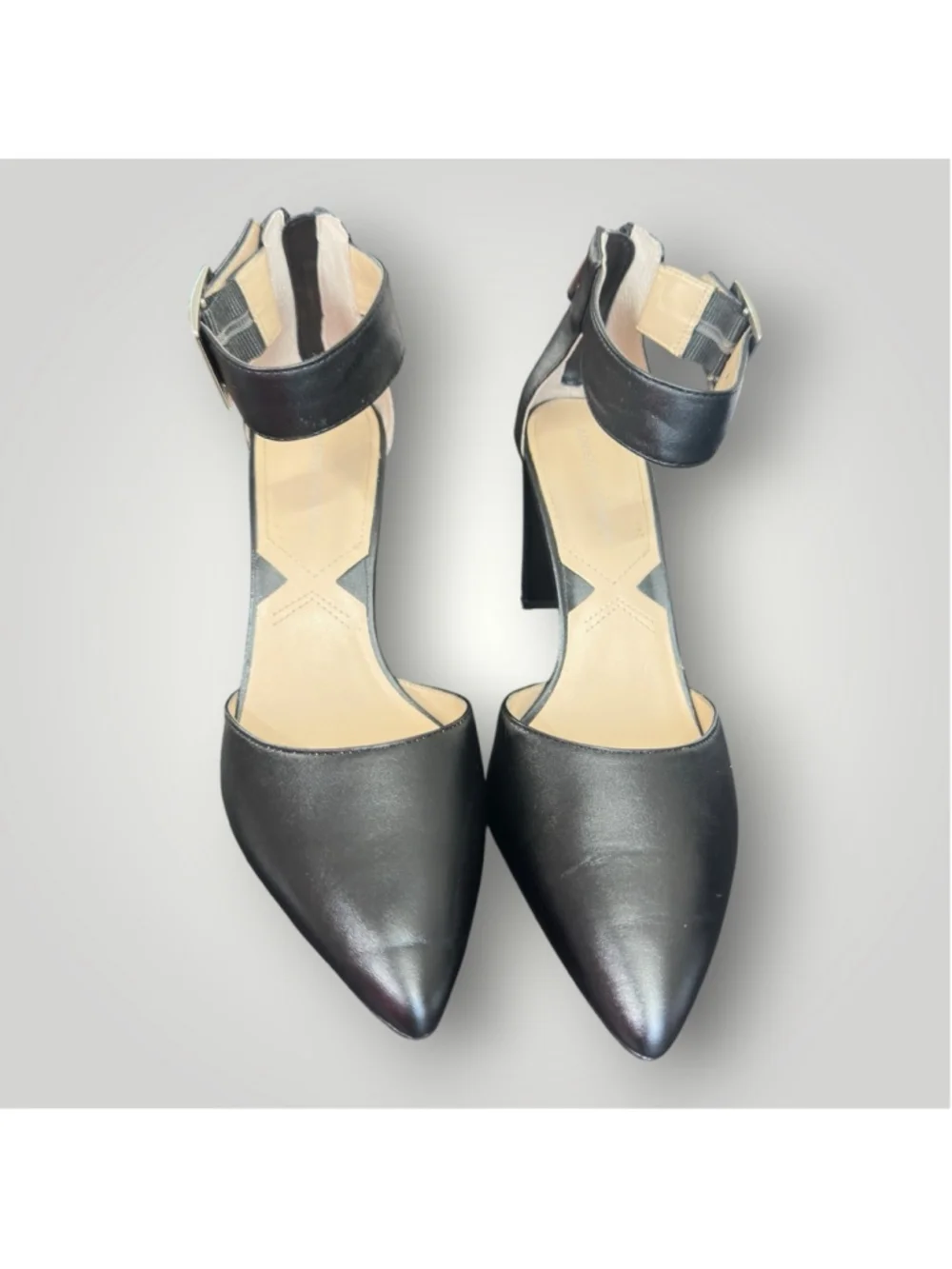 Adrienne Vittadini Nerice Pumps Heels Women's Shoes Black 9 M
